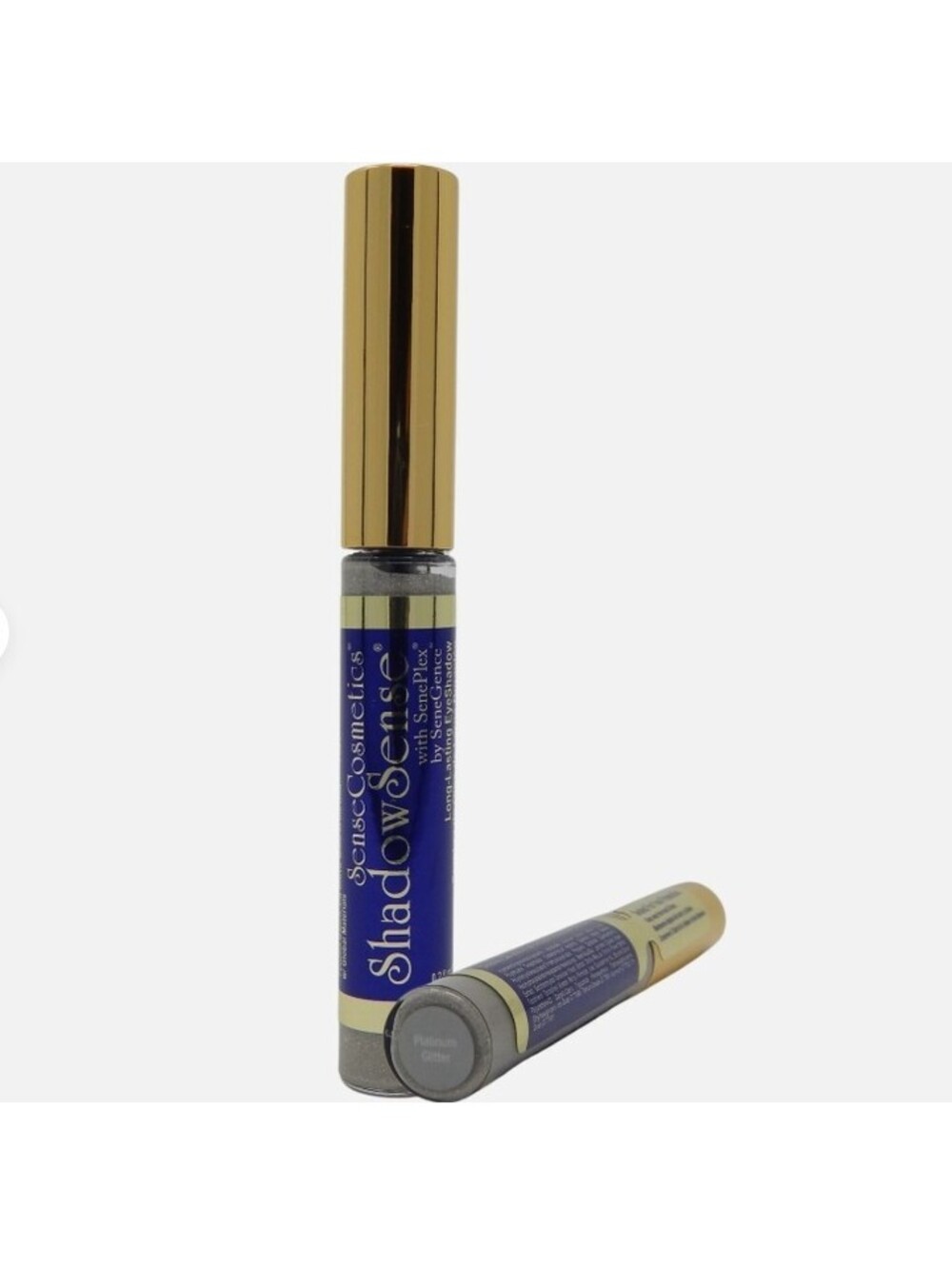 New SeneGence EyeSense Platinum Glitter Long Lasting Liquid Eye Shadow Silver